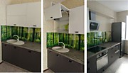 Кухня с фасадами акрил-пластик, фурнитура BLUM, цена 99000 руб.